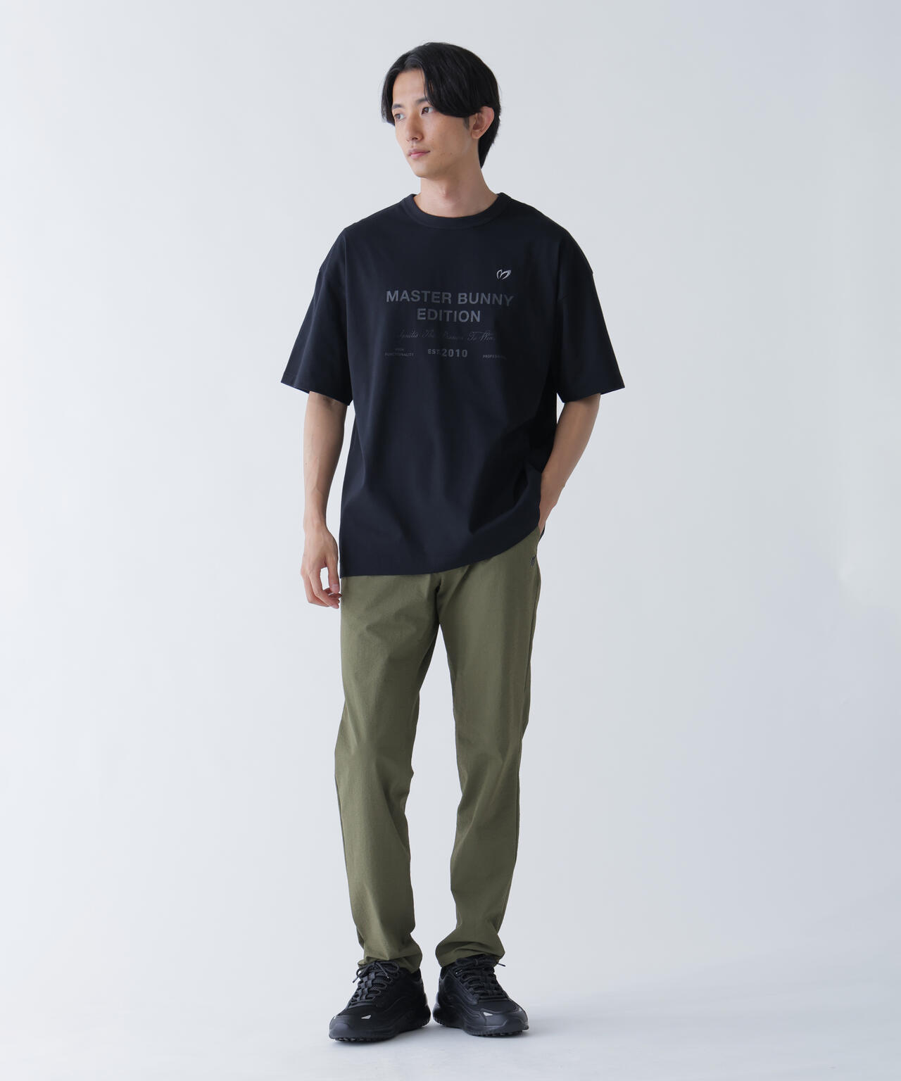 E.EARH ストレッチジャージ半袖Tシャツ
