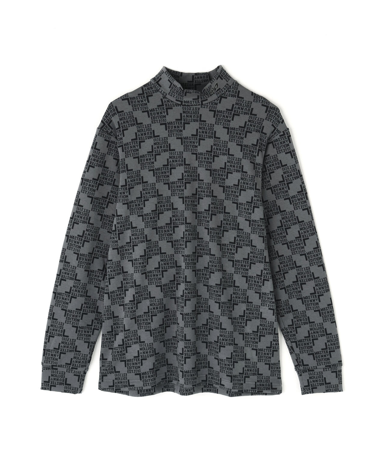 チェッカージャガード裏起毛長袖モックネックカットソー | MASTER