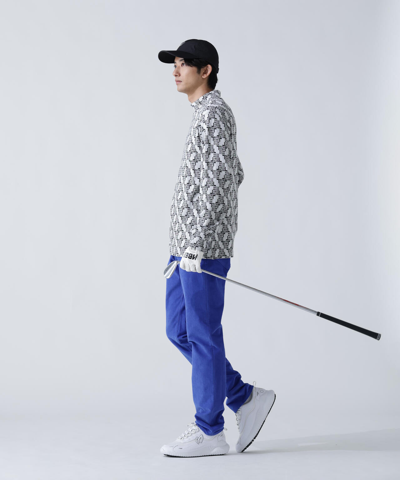 チェッカージャガード裏起毛長袖モックネックカットソー | MASTER