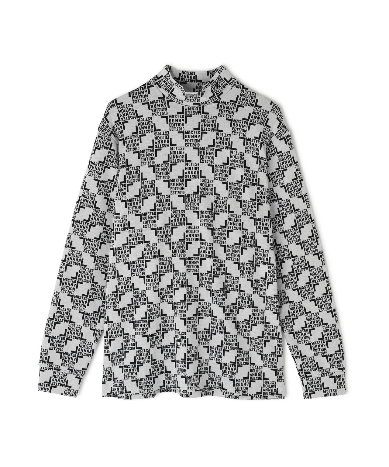 チェッカージャガード裏起毛長袖モックネックカットソー | MASTER