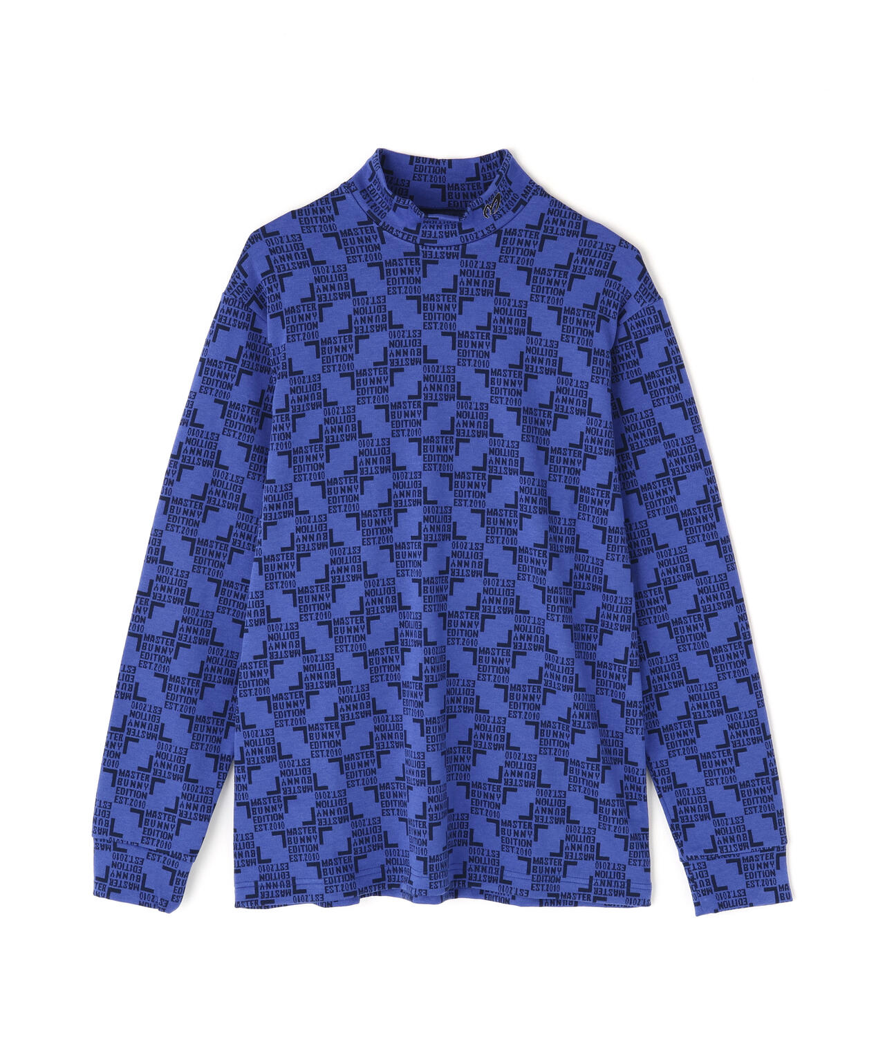 チェッカージャガード裏起毛長袖モックネックカットソー | MASTER