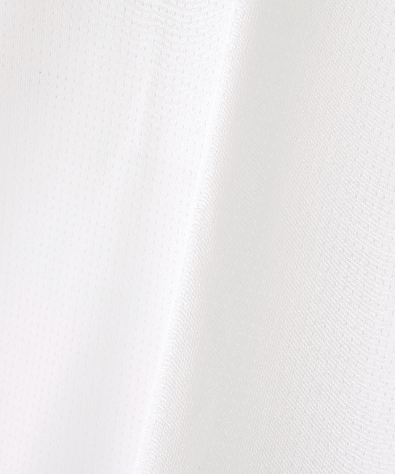 ベアメッシュ半袖モックネックカットソー