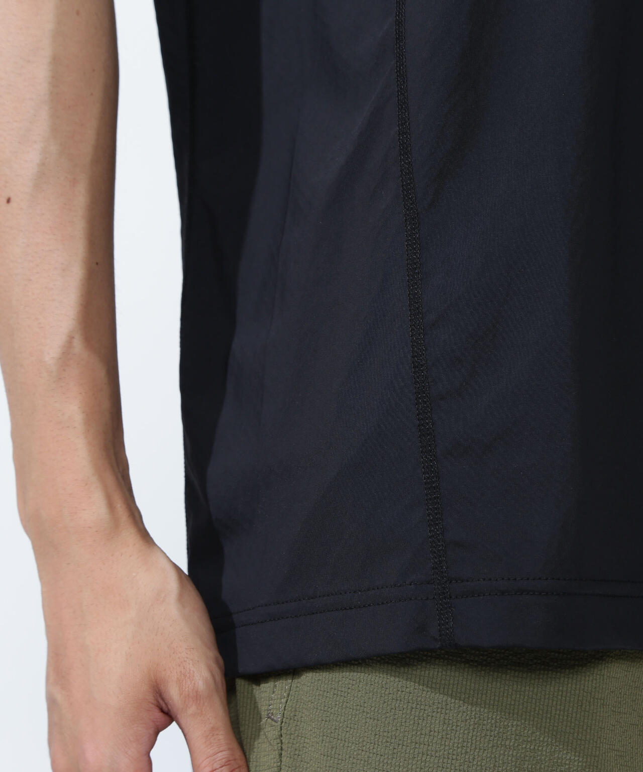 クロスミントサークルジャガード半袖ハイネックカットソー