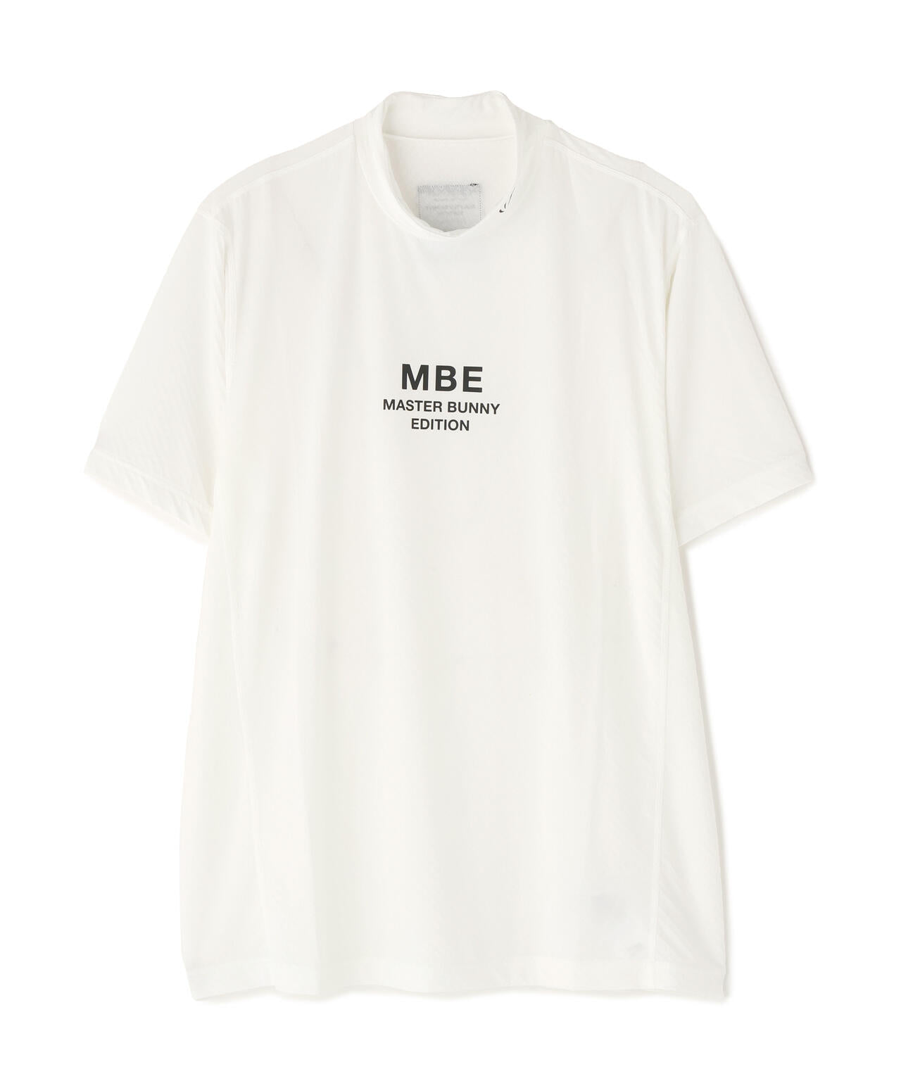 クロスミントサークルジャガード半袖ハイネックカットソー