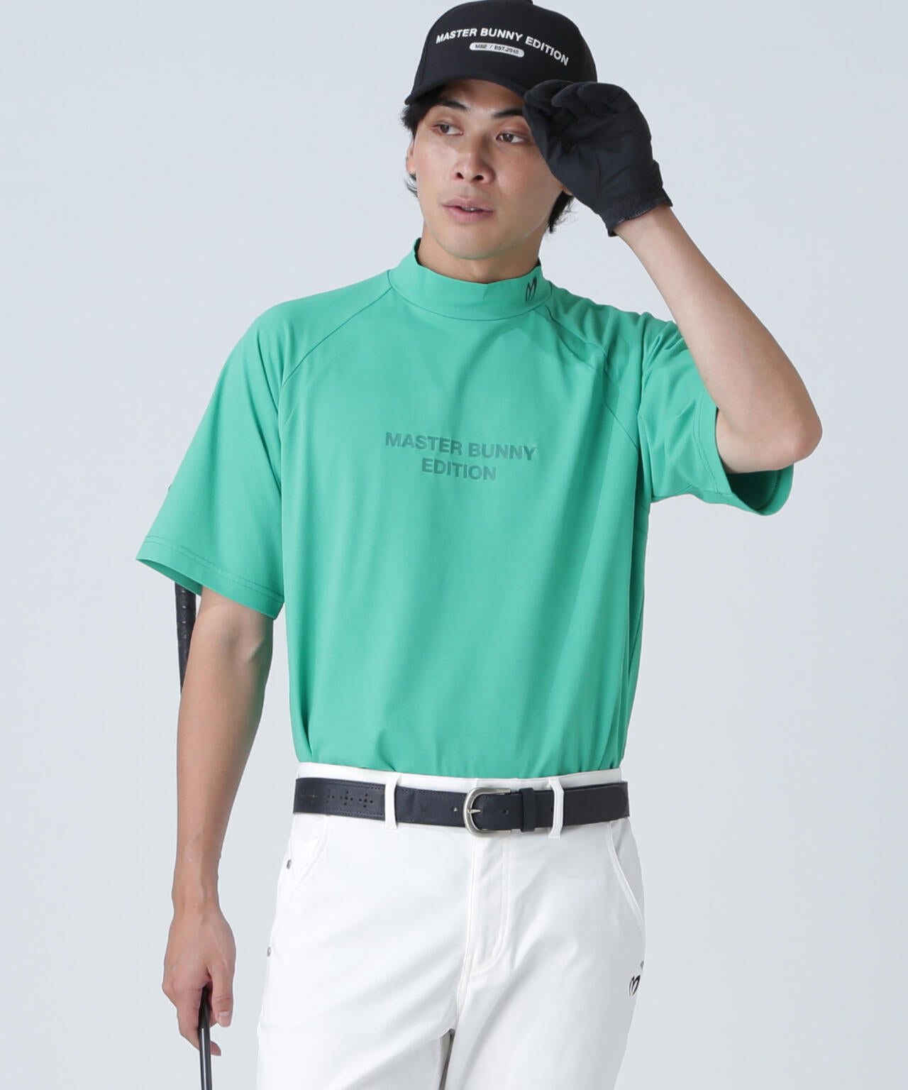 半袖ハイネックカットソー