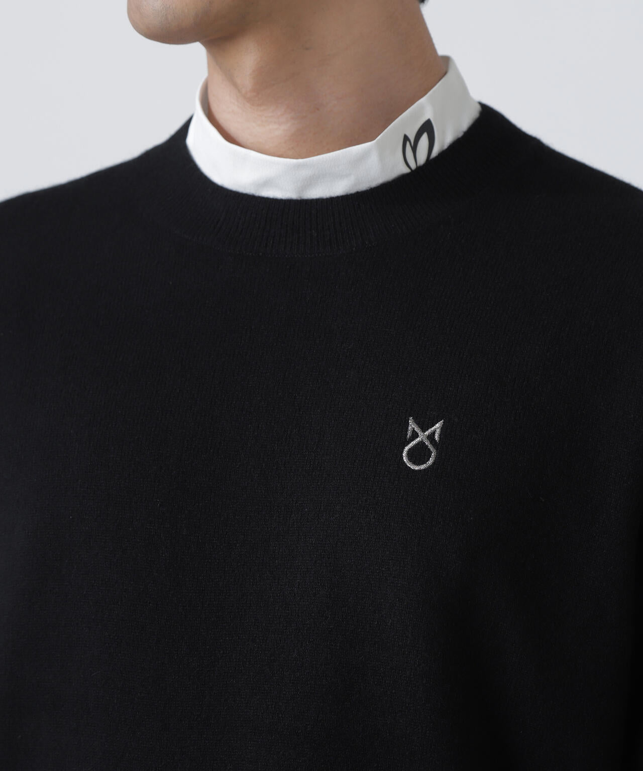 上田桃子プロコラボカラーあり】カシミヤクルーネックニットプル