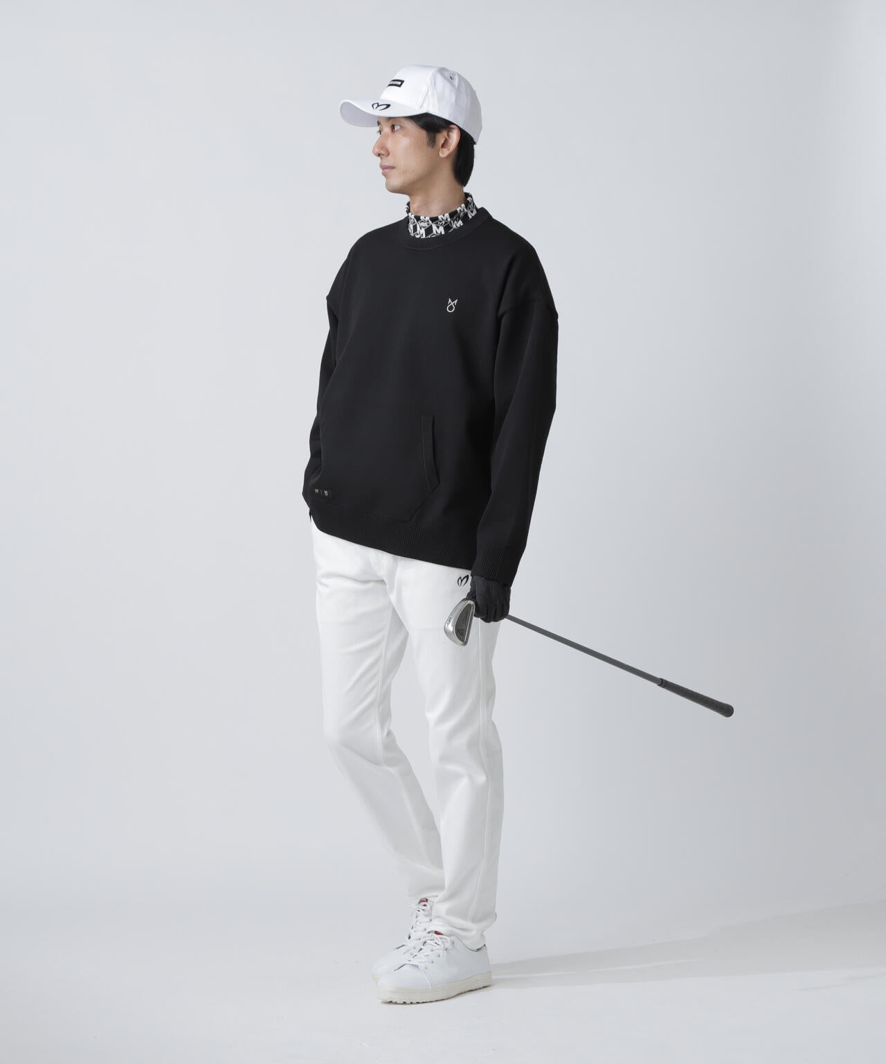 【上田桃子プロコラボカラーあり】クルーネックニットプルオーバー