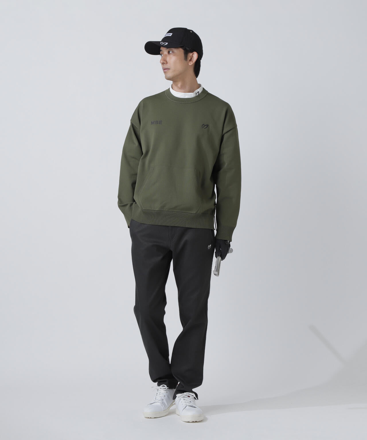 上田桃子プロコラボカラーあり】クルーネックニットプルオーバー