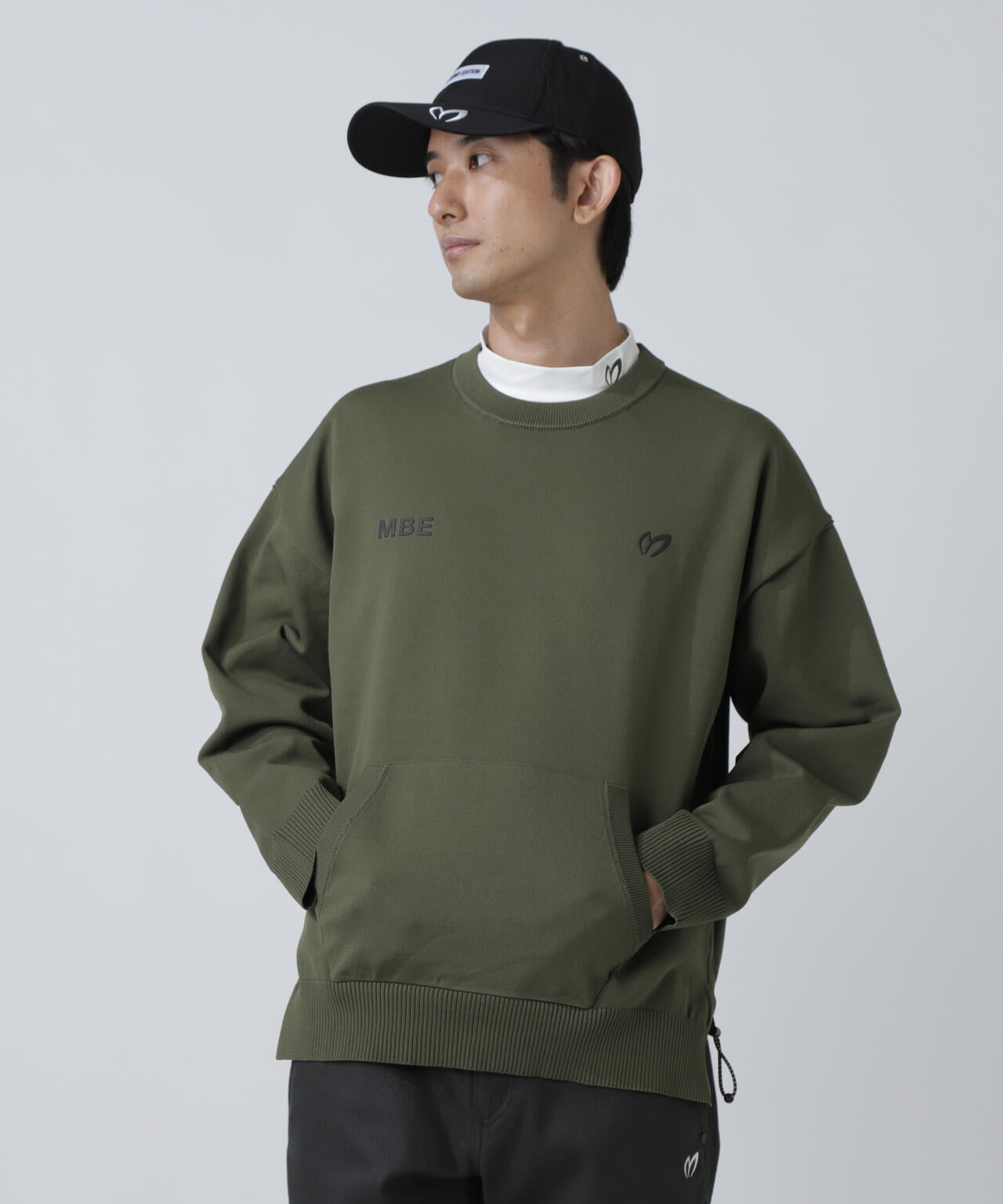 上田桃子プロコラボカラーあり】クルーネックニットプルオーバー