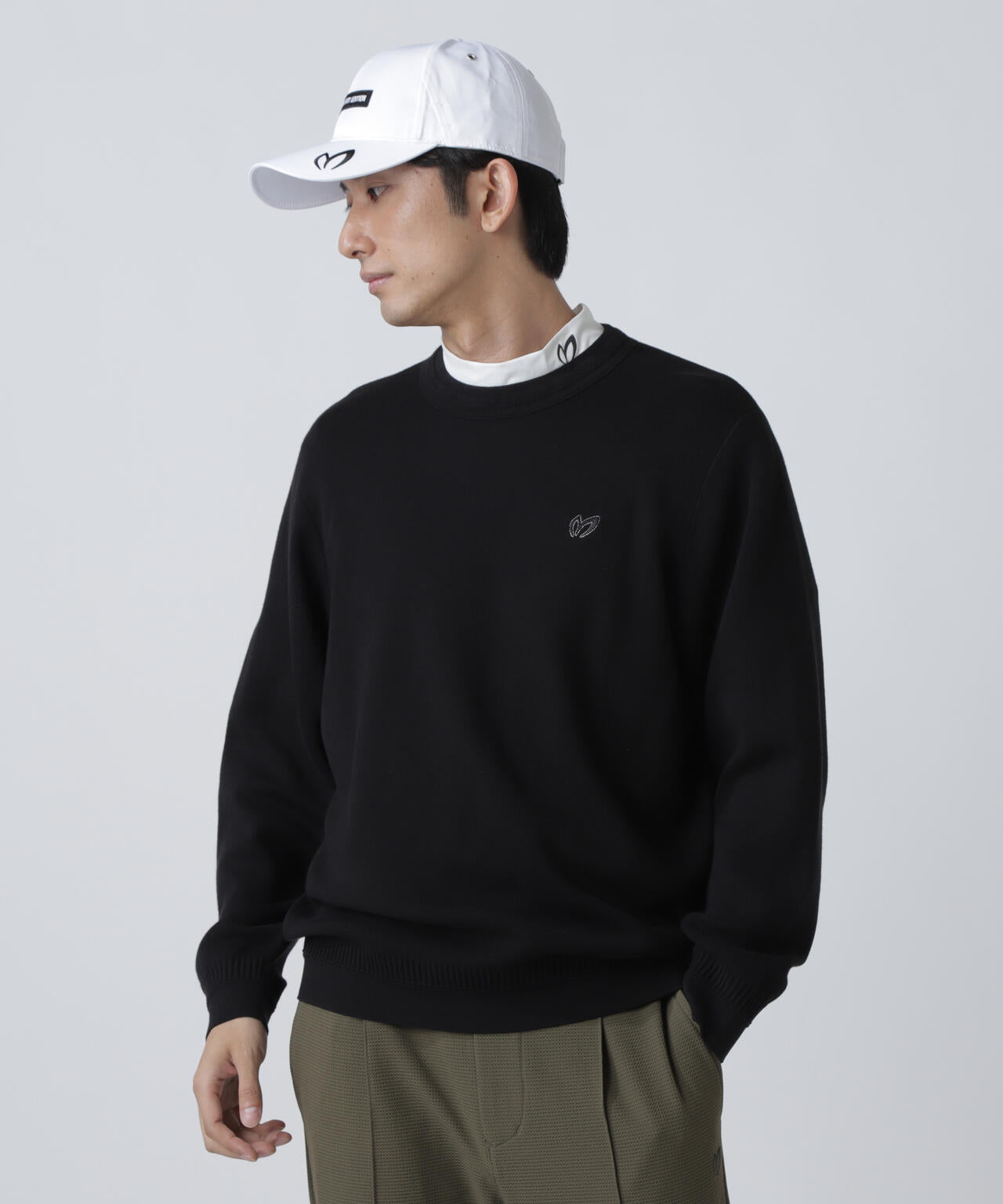 MEDITERRANEAN GIZAクルーネックニットプルオーバー | MASTER BUNNY