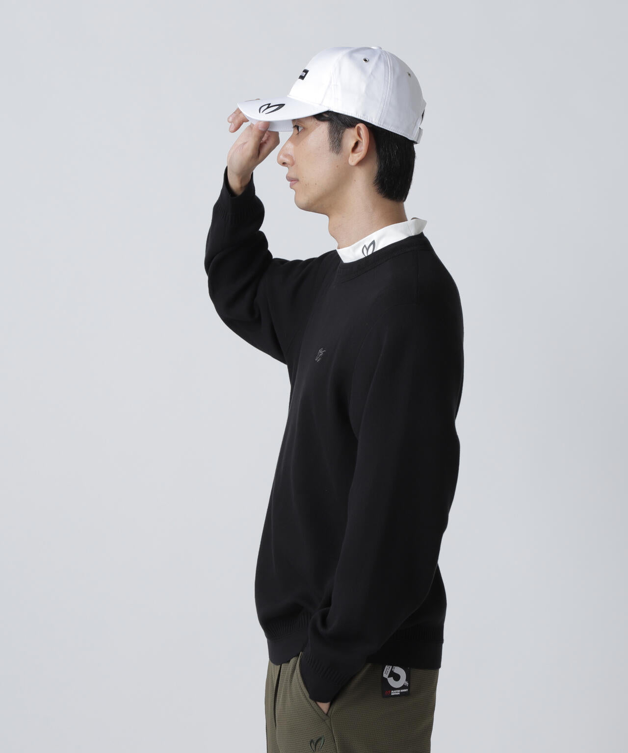 MEDITERRANEAN GIZAクルーネックニットプルオーバー | MASTER BUNNY