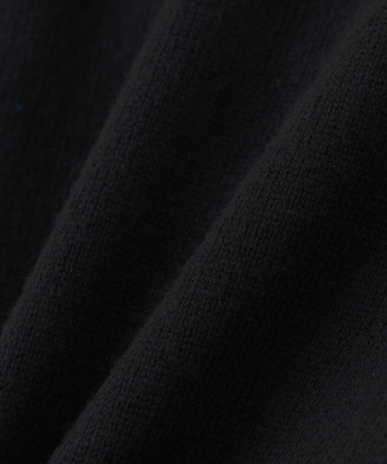 裏付きクルーネックニットプルオーバー