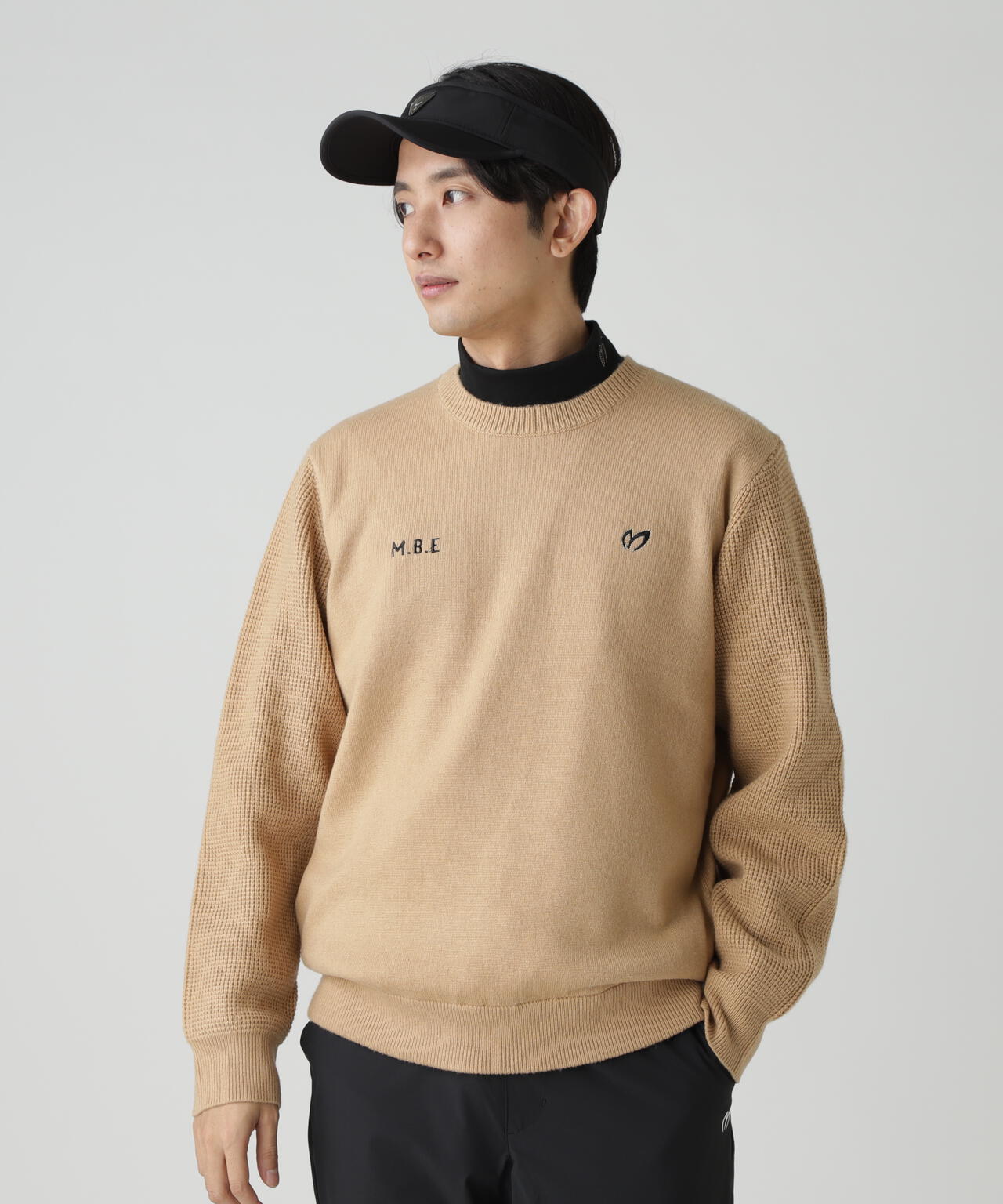 裏付きクルーネックニットプルオーバー | MASTER BUNNY EDITION