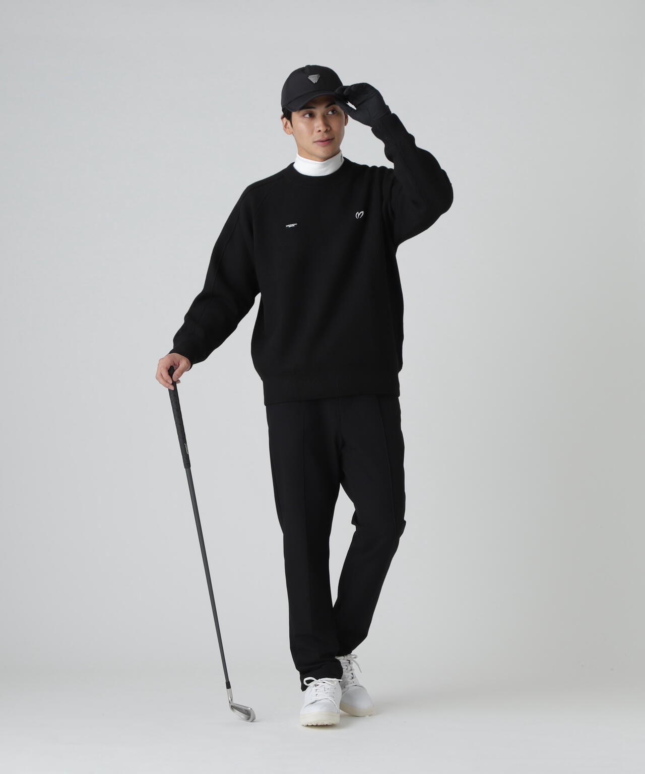 Wジャガードクルーネックニットプルオーバー | MASTER BUNNY EDITION