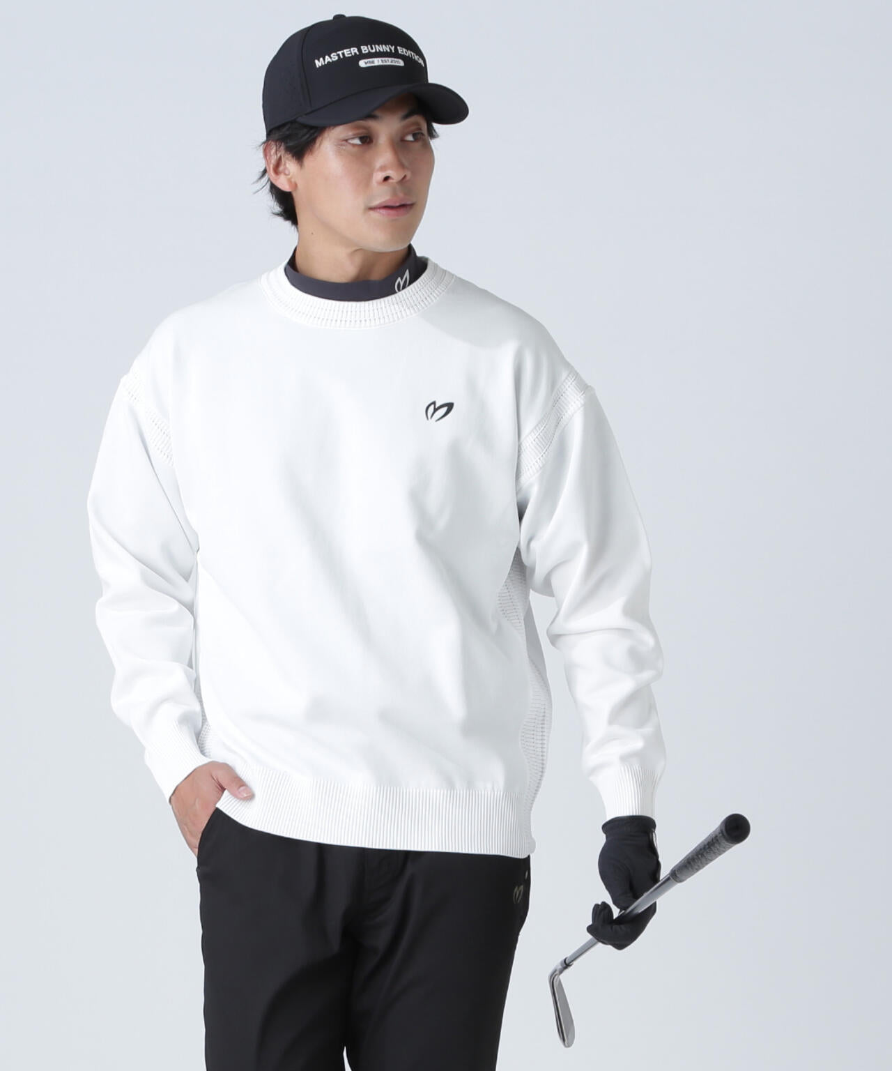 新品★39,600円 マスターバニーエディション 黒×白セットアップ 上下0 マスターバニー セットアップ 『0』 MASTER BUNNY EDITION
