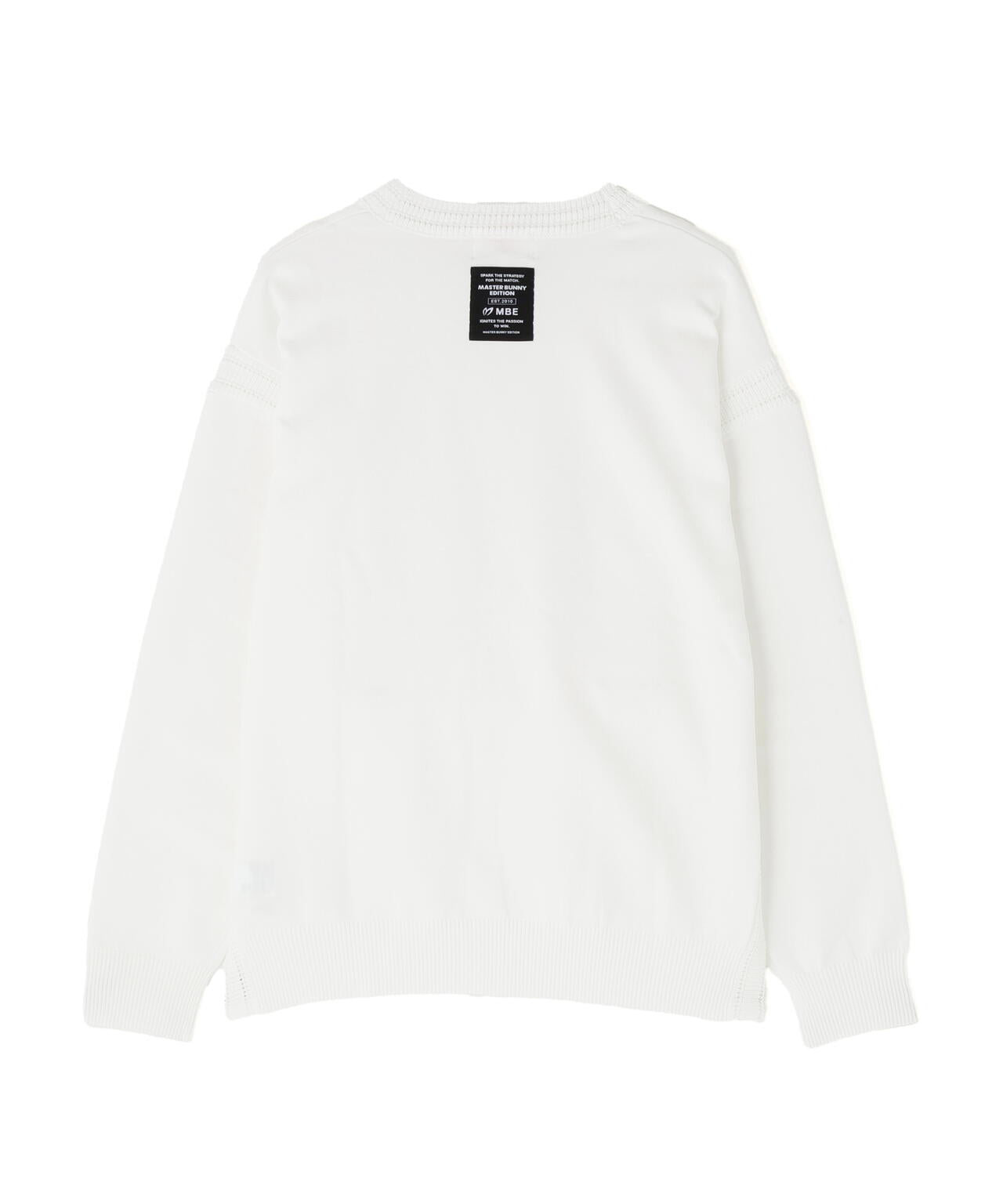 MASTER BUNNY EDITION クルーネックニットプルオーバー クルーネックニットプルオーバー | MASTER BUNNY EDITION