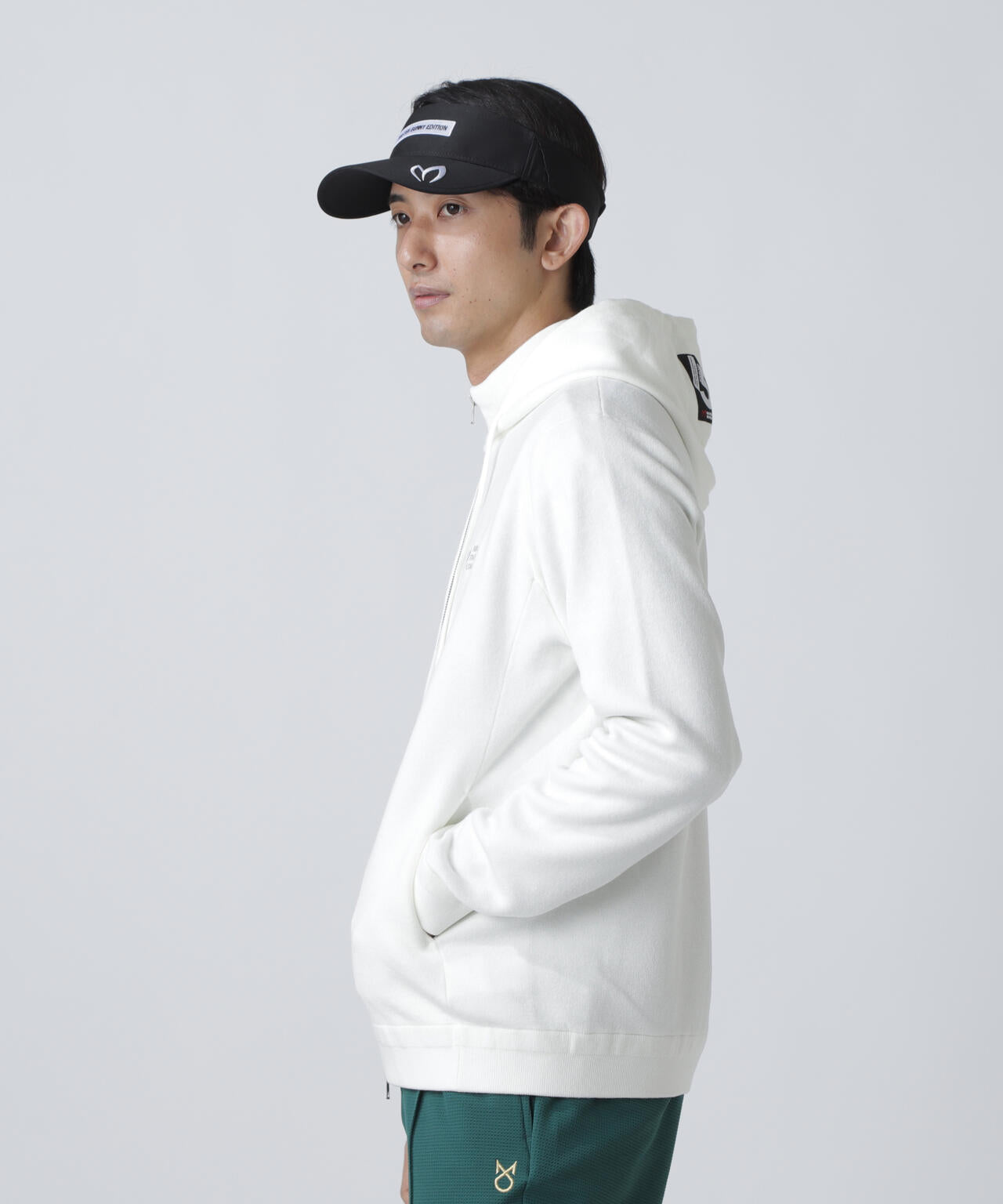 Regentフルジップニットフーディ