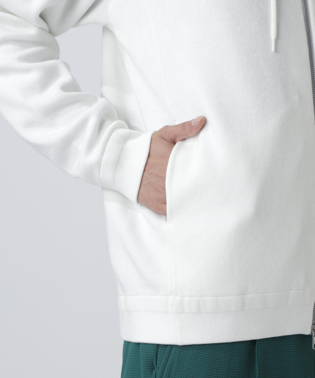 Regentフルジップニットフーディ