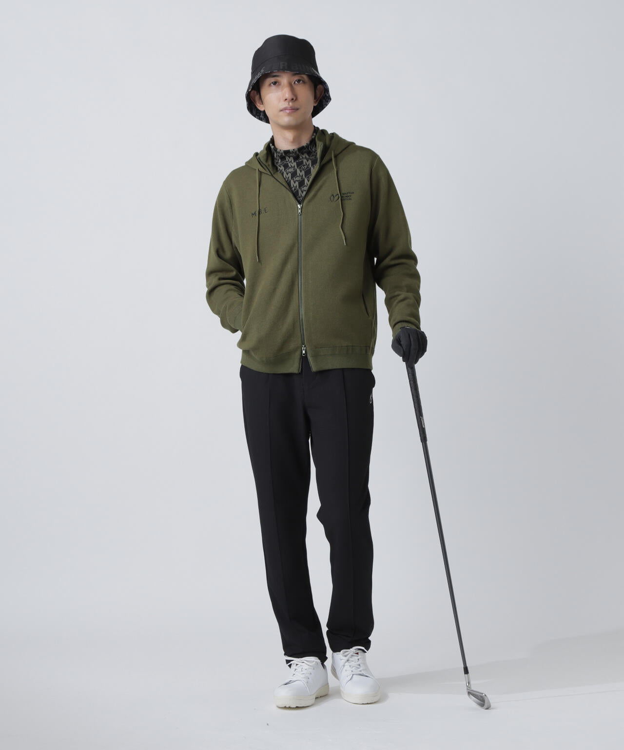 Regentフルジップニットフーディ