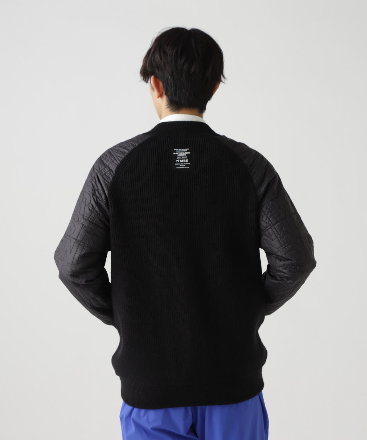 ニットジップブルゾン