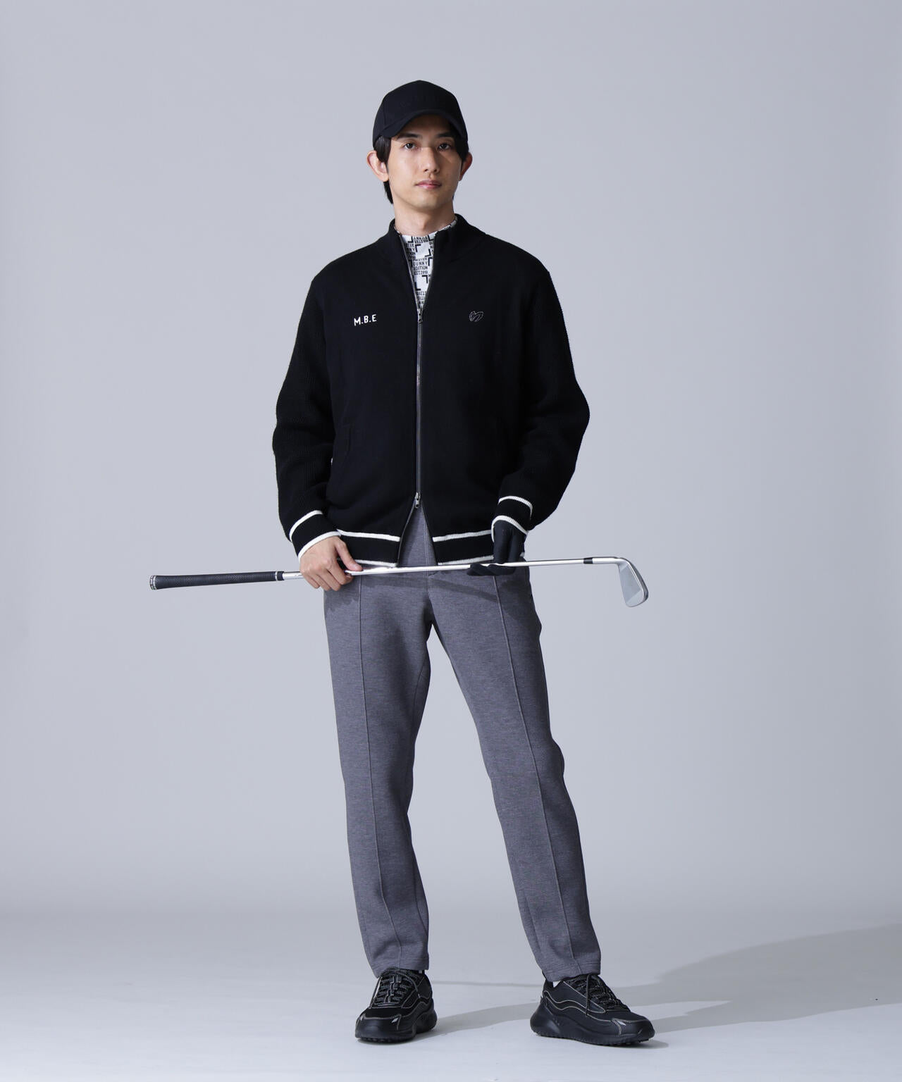 裏付きジップアップニットブルゾン | MASTER BUNNY EDITION（マスター