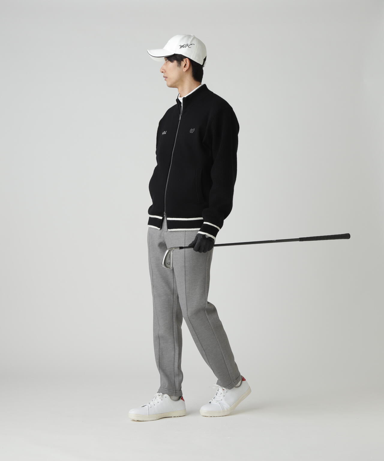 裏付きジップアップニットブルゾン | MASTER BUNNY EDITION（マスター