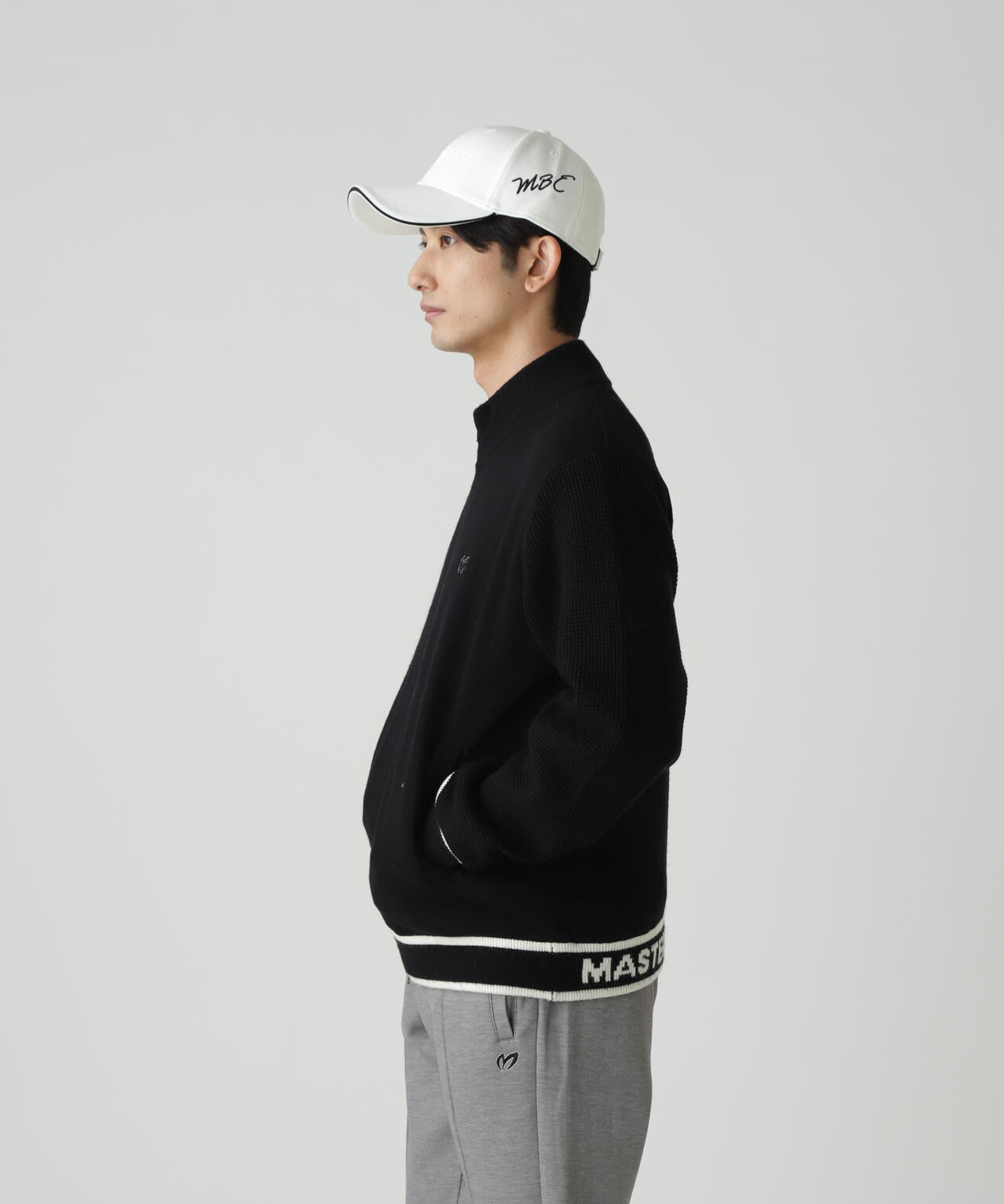 裏付きジップアップニットブルゾン | MASTER BUNNY EDITION（マスター