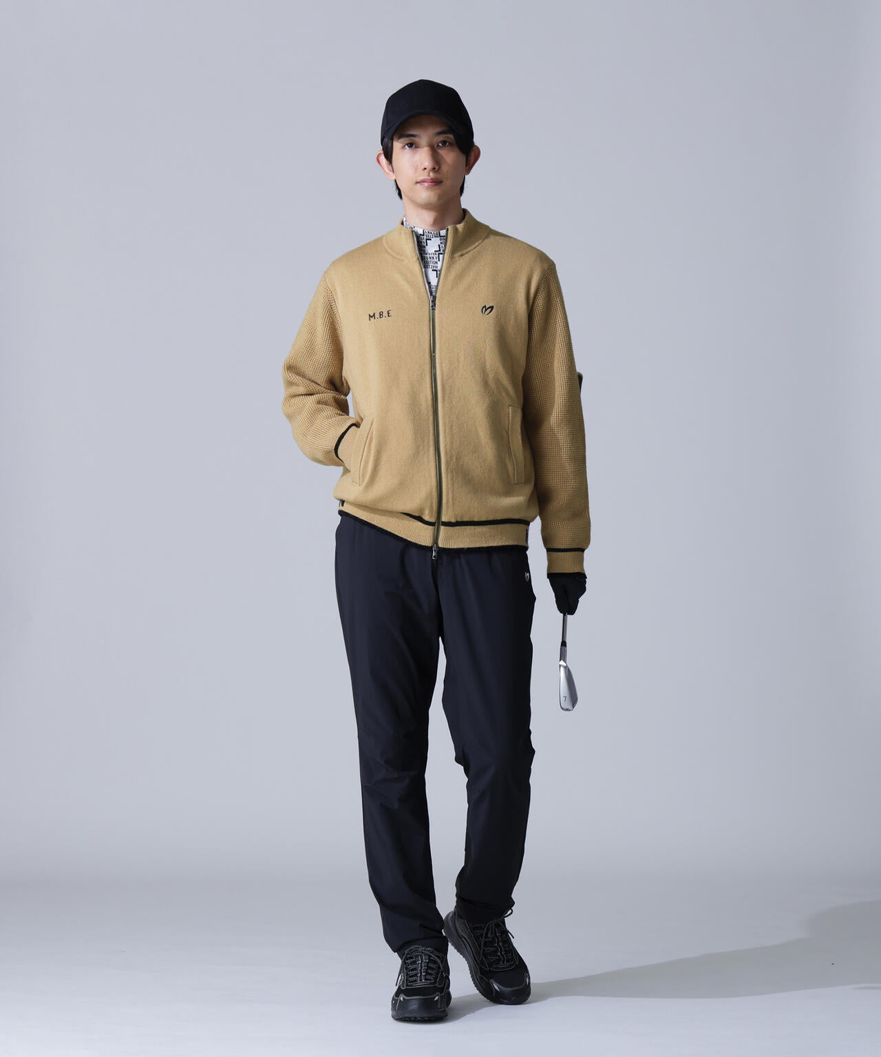 裏付きジップアップニットブルゾン | MASTER BUNNY EDITION（マスター