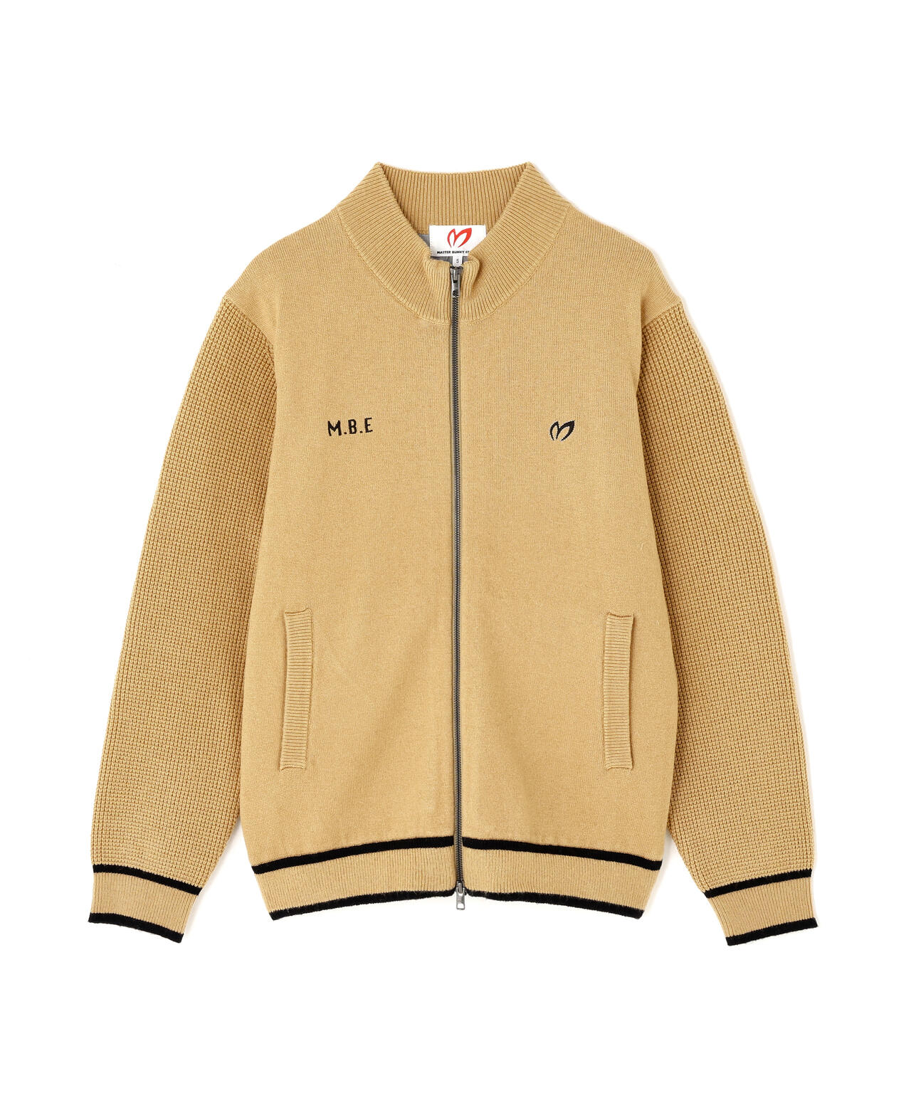 裏付きジップアップニットブルゾン | MASTER BUNNY EDITION（マスター