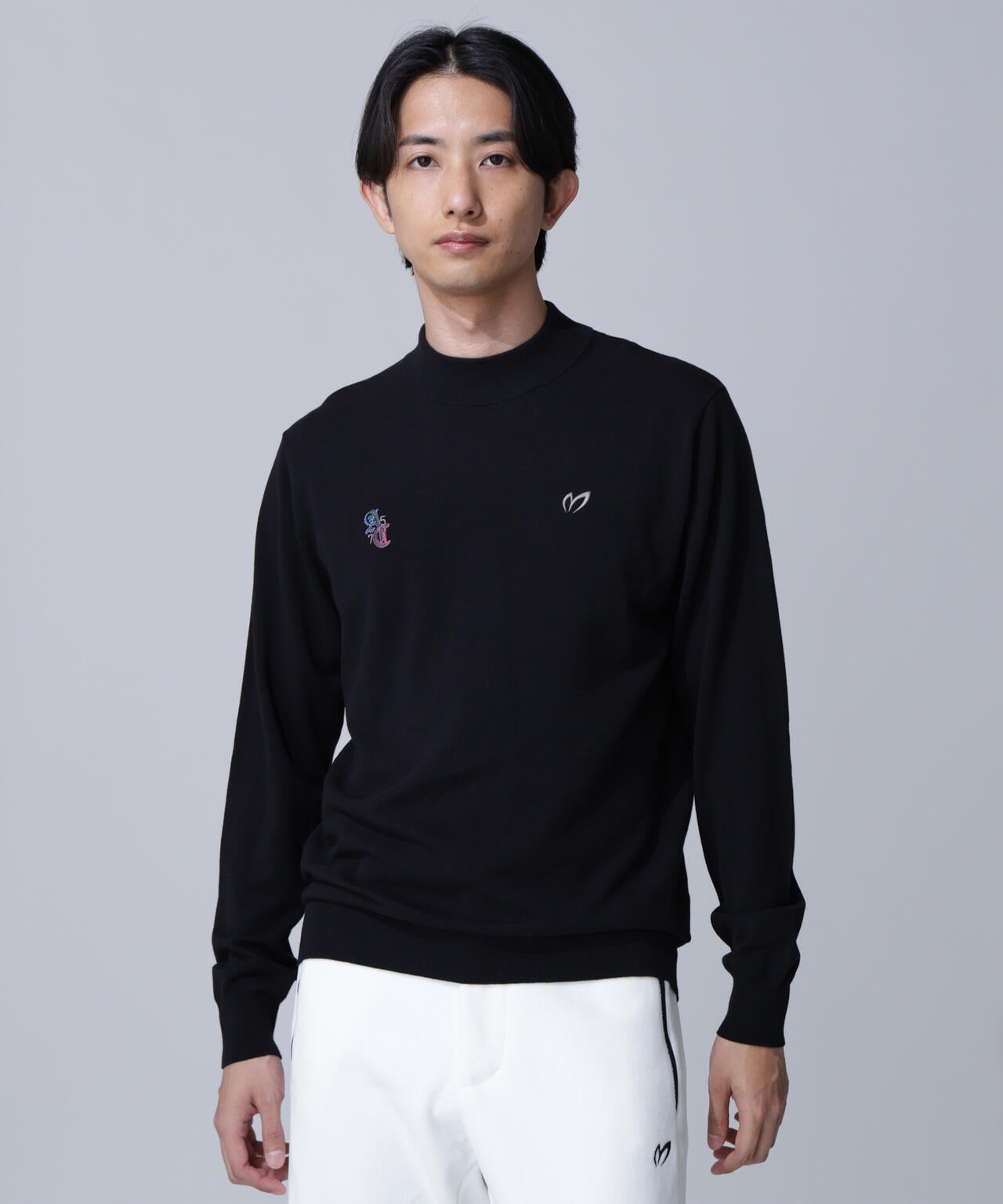 【岩井ツインズコラボカラーあり】ハイネックニットプルオーバー