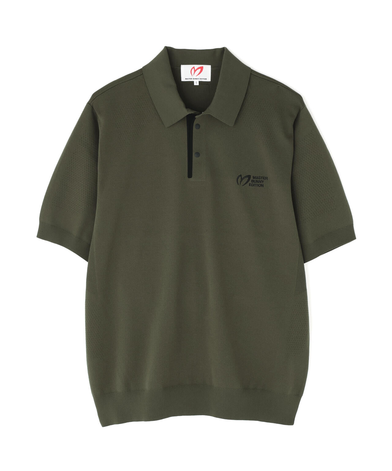 ❣️美品❣️MASTER BUNNY EDITION 半袖ニットモック❣️1 ドット半袖ハイネックカットソー | MASTER BUNNY EDITION