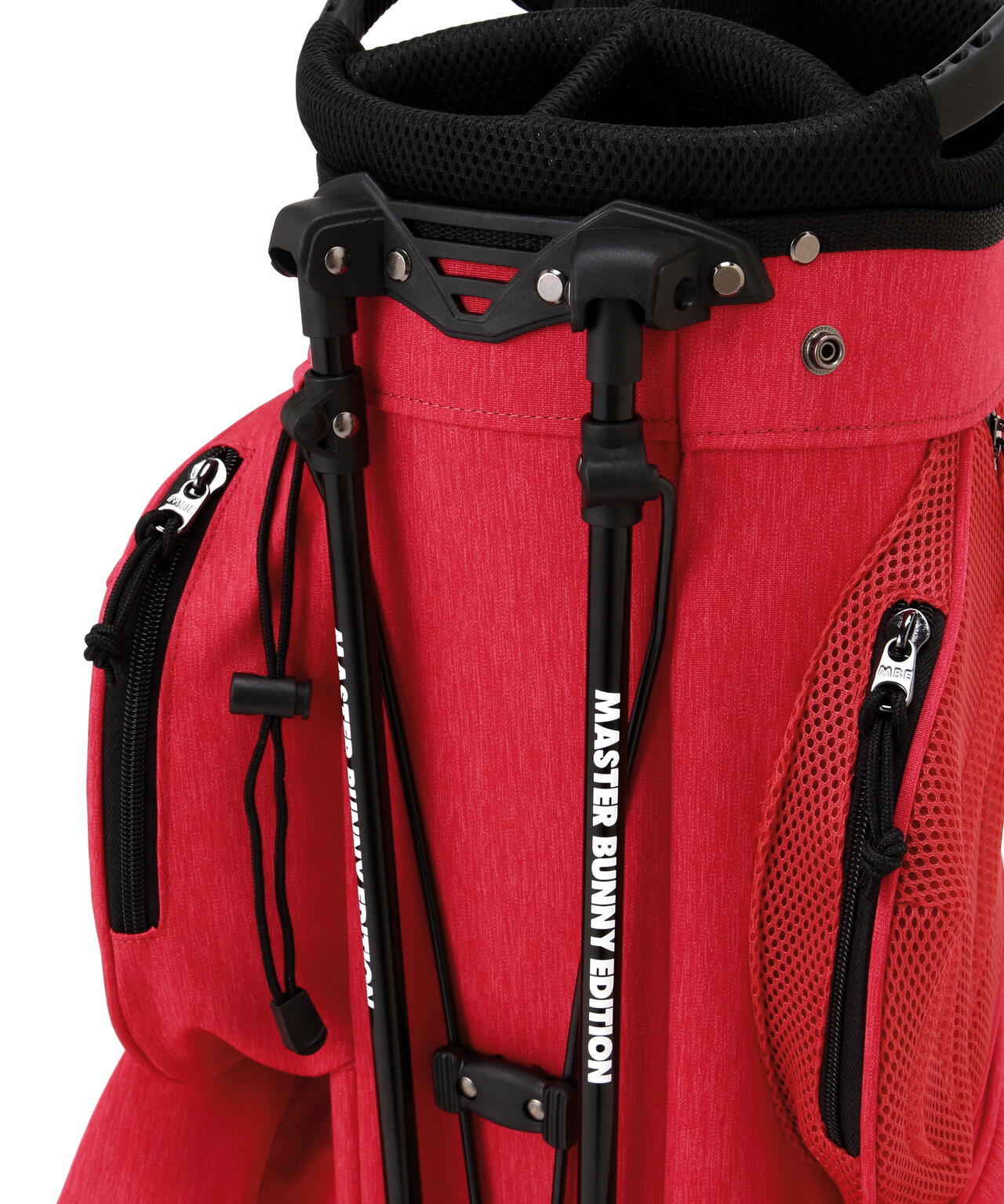MASTER BUNNY EDITION キャディバッグ 赤黒 杢調Peスタンド式キャディバッグ (47インチ対応) (UNISEX) | MASTER