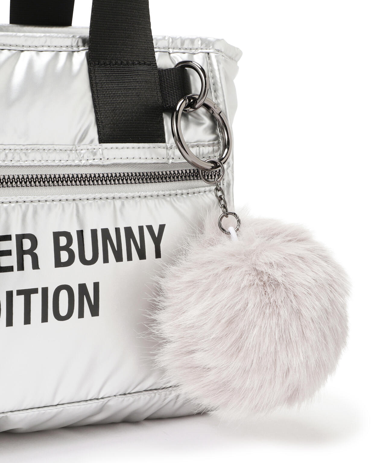 ファーポンチャーム付き合繊カートバッグ (UNISEX) | MASTER BUNNY