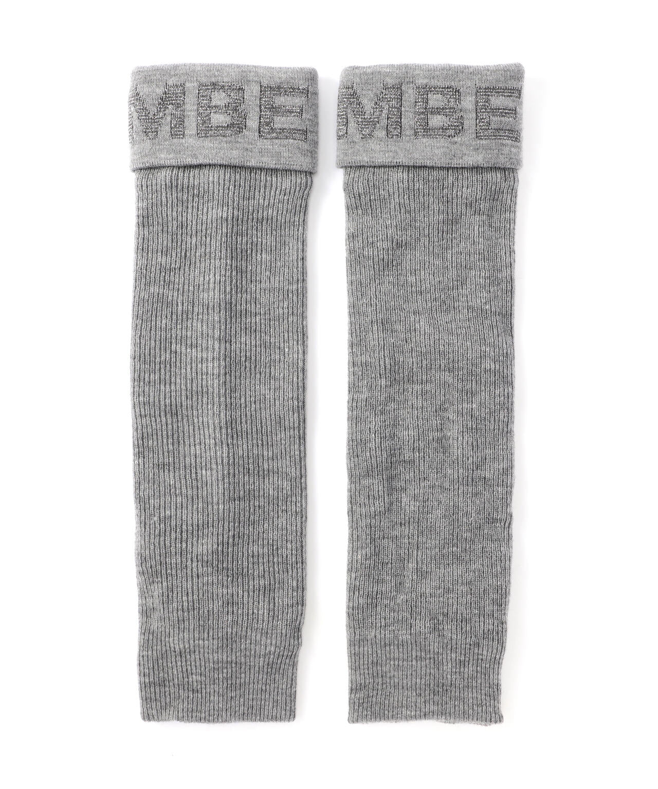 最終値下げ マスターバニーエディション ラインロゴニットレッグウォーマー MASTER BUNNY EDITION｜ラインロゴニットレッグウォーマー (UNISEX