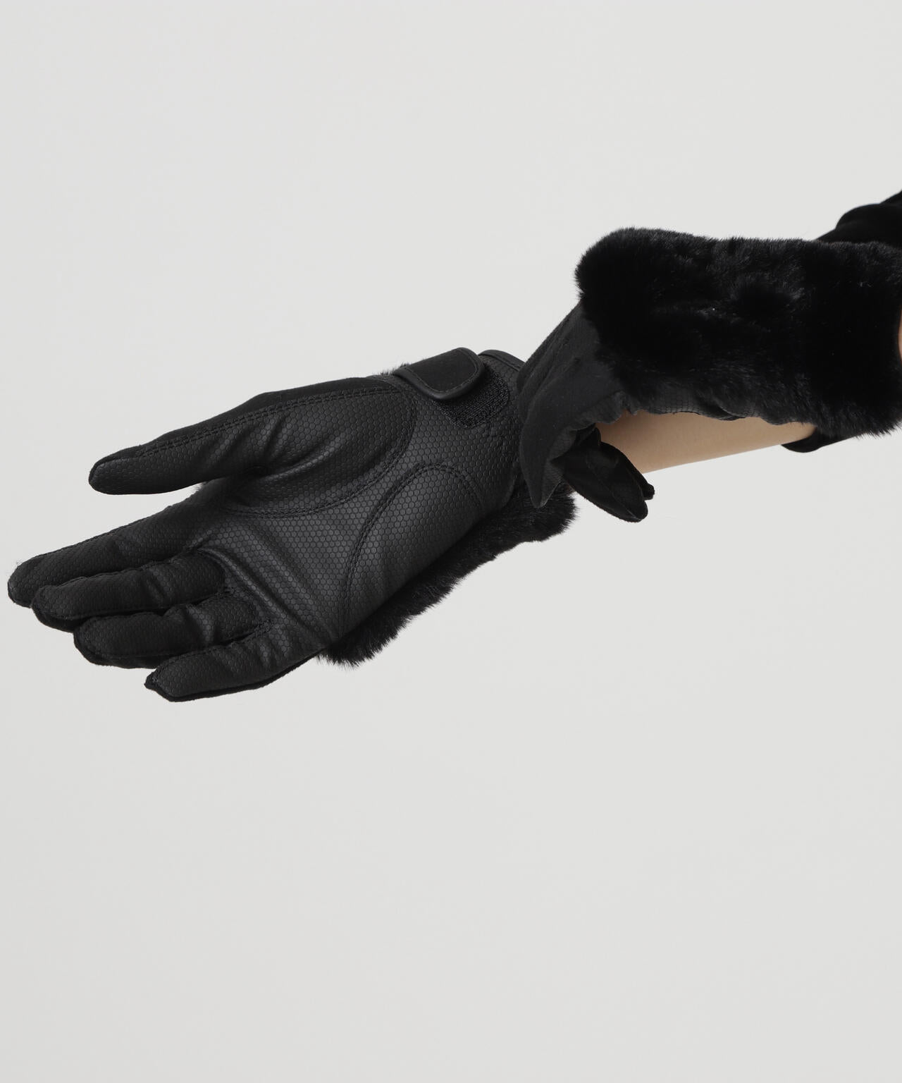 フェイクファーグローブ (両手用) (LADIES)