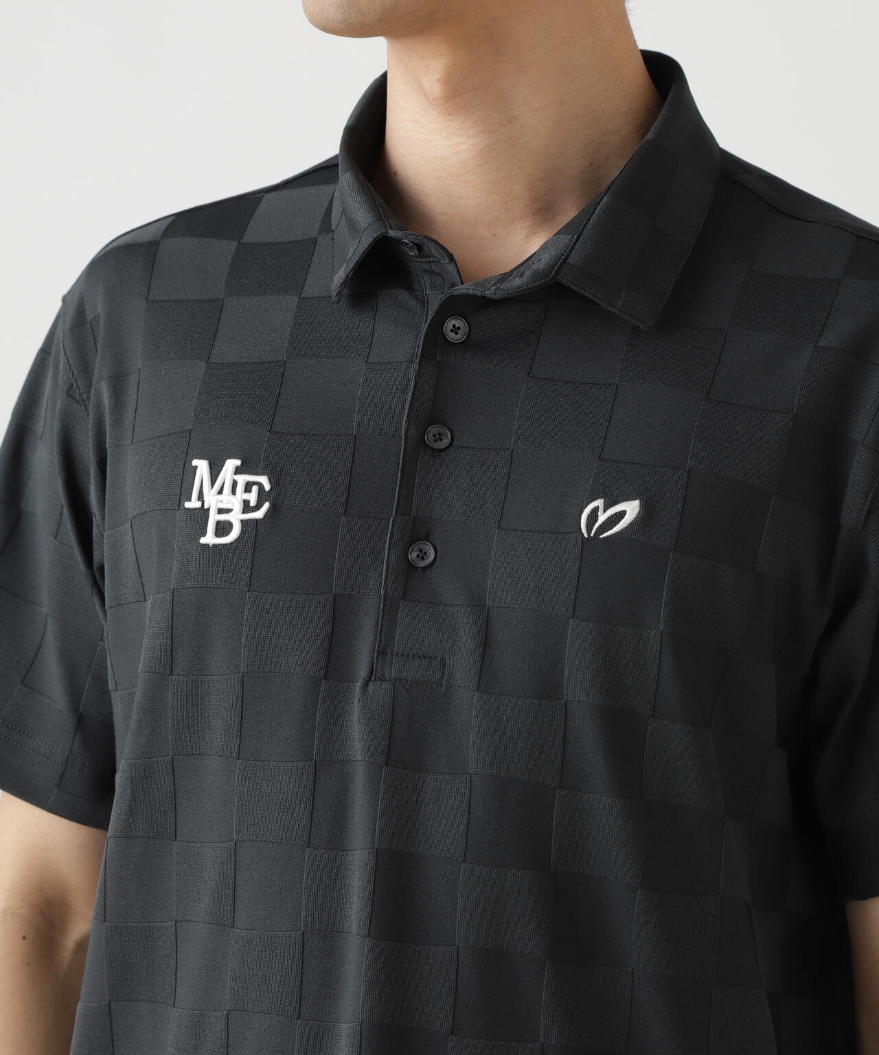 市松リンクス半袖ポロシャツ | MASTER BUNNY EDITION（マスターバニー