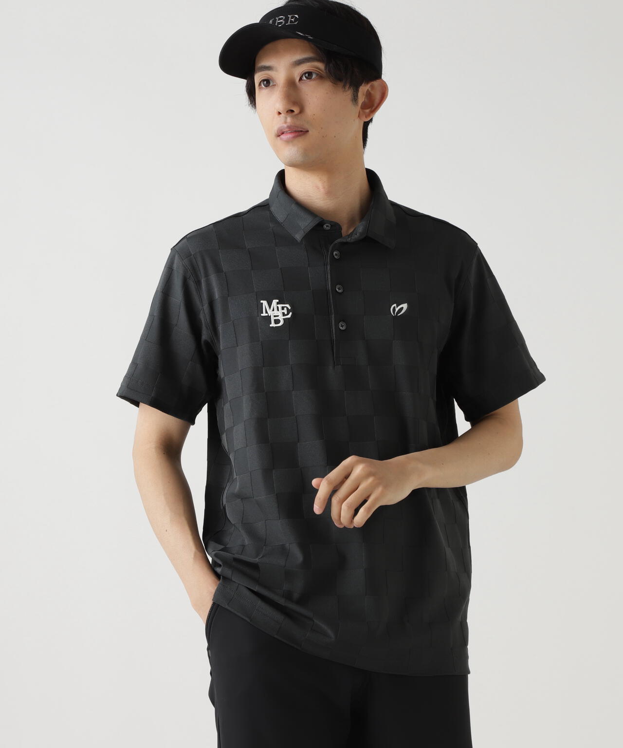 市松リンクス半袖ポロシャツ | MASTER BUNNY EDITION（マスターバニー