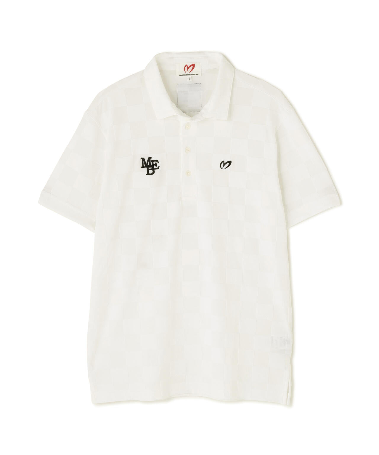 市松リンクス半袖ポロシャツ | MASTER BUNNY EDITION（マスターバニー