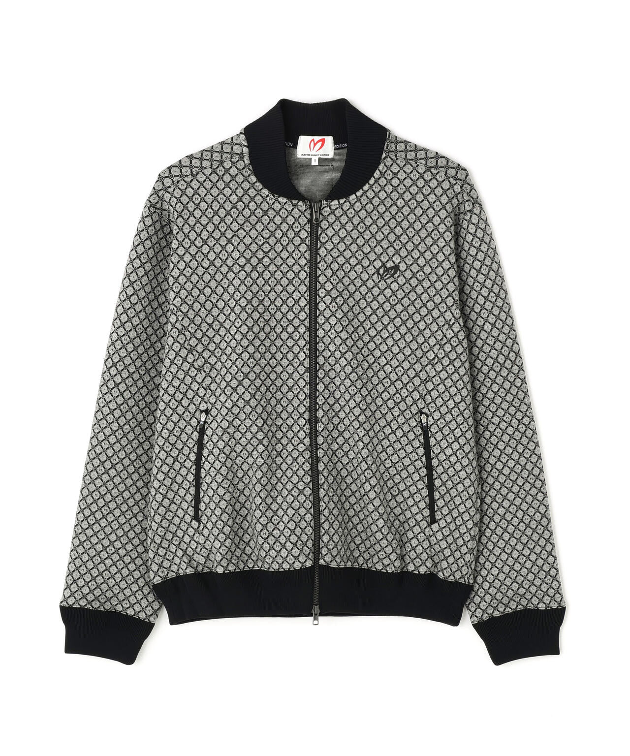 小紋ジャガードジップアップカットブルゾン | MASTER BUNNY EDITION
