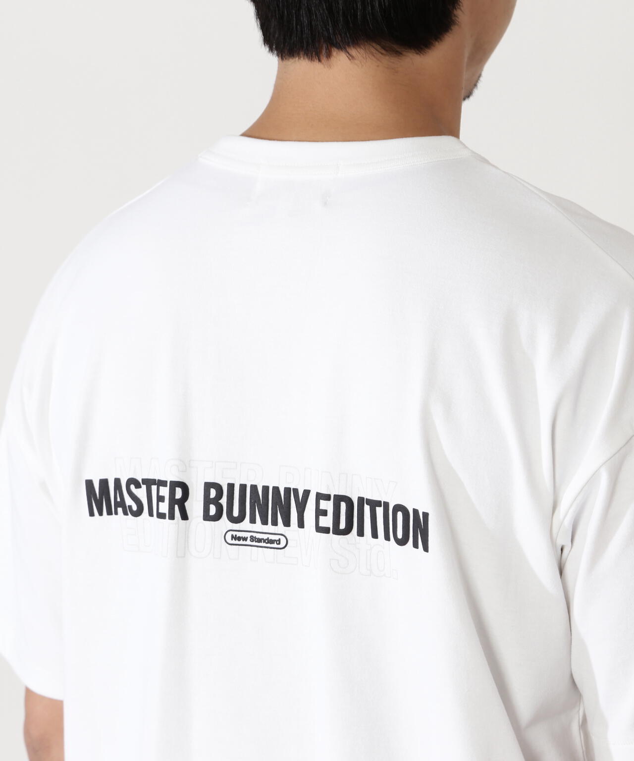 MASTER BUNNY EDITION ベージュシャツ サイズ6 ストレッチジャージ半袖Tシャツ | MASTER BUNNY EDITION（マスター