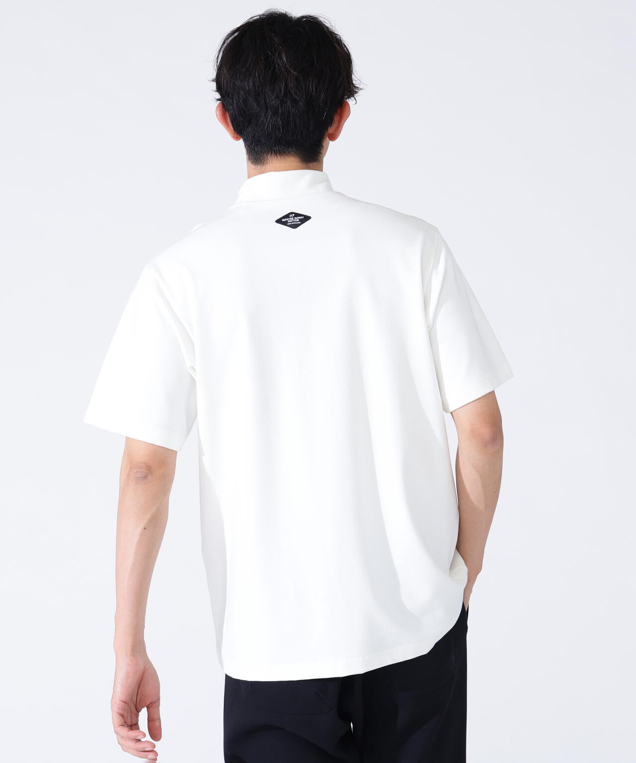 4WAYジャガード半袖モックネックカットソー | MASTER BUNNY EDITION