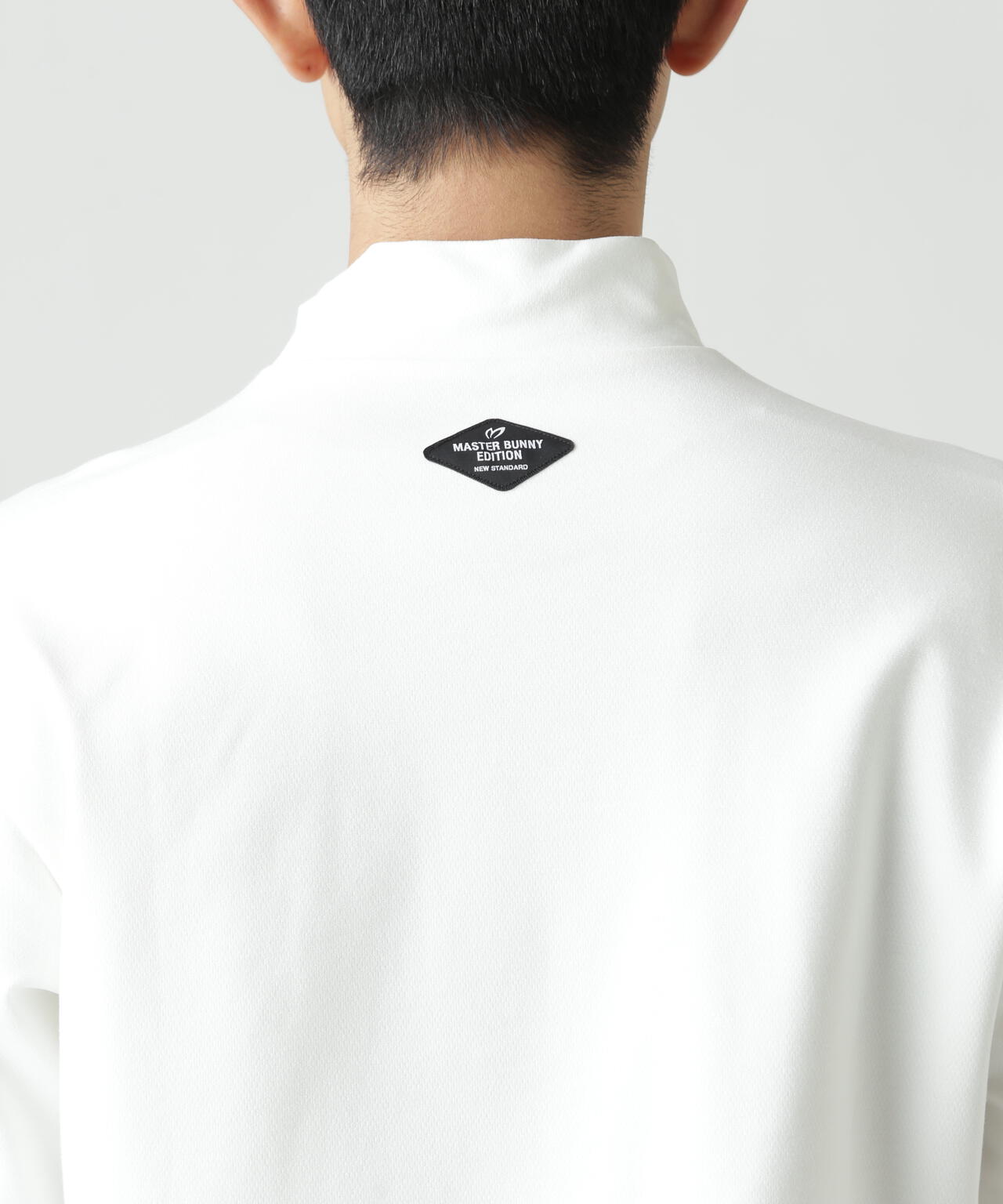 4WAYジャガード半袖モックネックカットソー | MASTER BUNNY EDITION