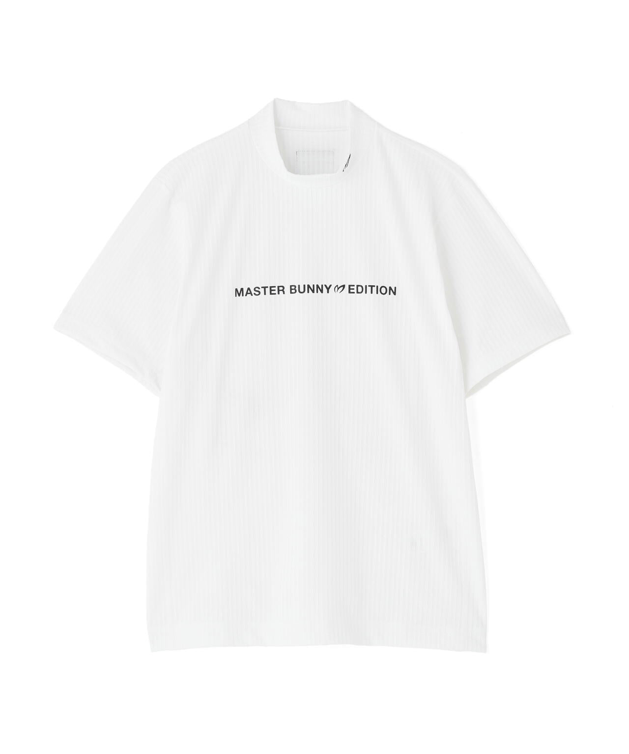 サッカーストライプ半袖ハイネックカットソー | MASTER BUNNY EDITION