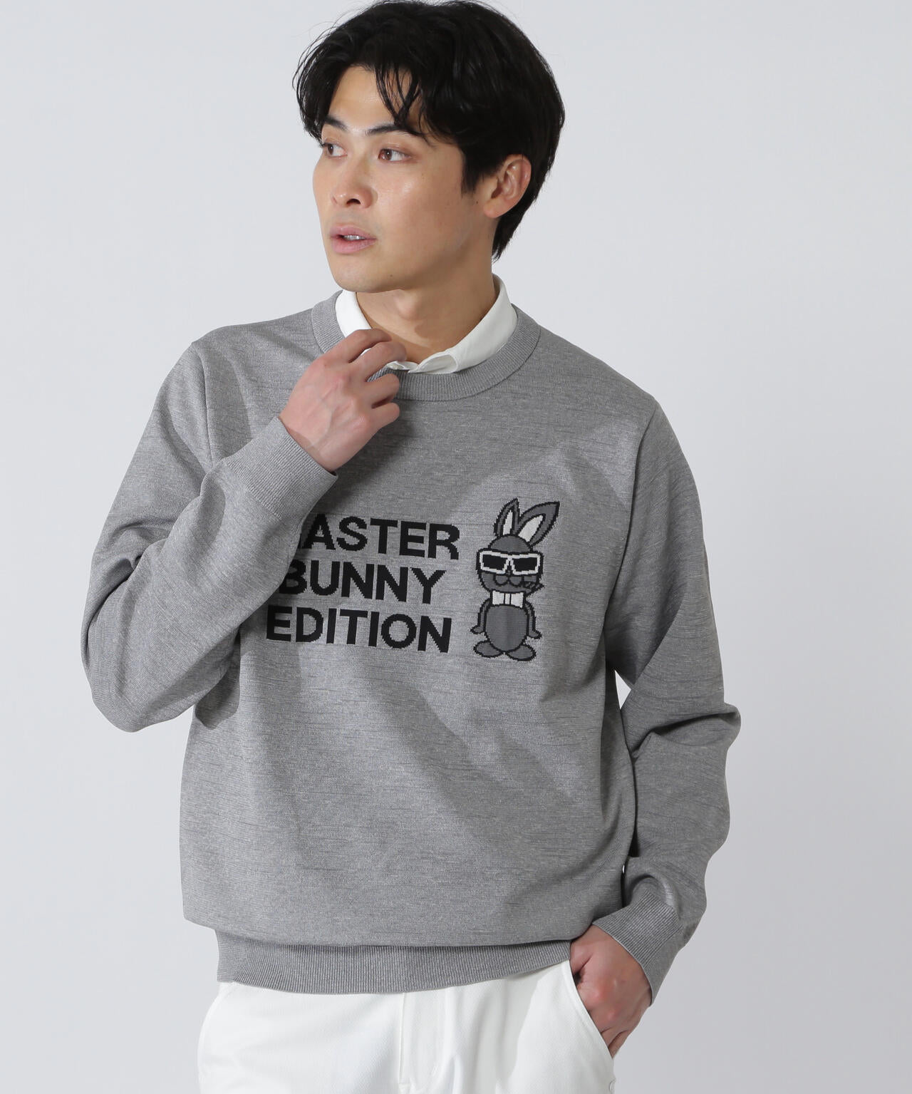 SWAGGY BUNNY】クルーネックニットプルオーバー | MASTER BUNNY