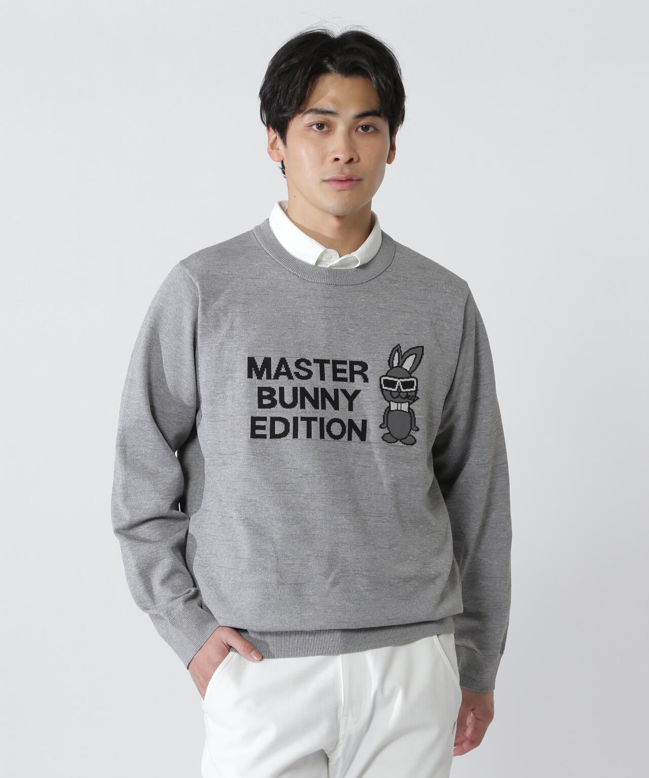 SWAGGY BUNNY】クルーネックニットプルオーバー | MASTER BUNNY