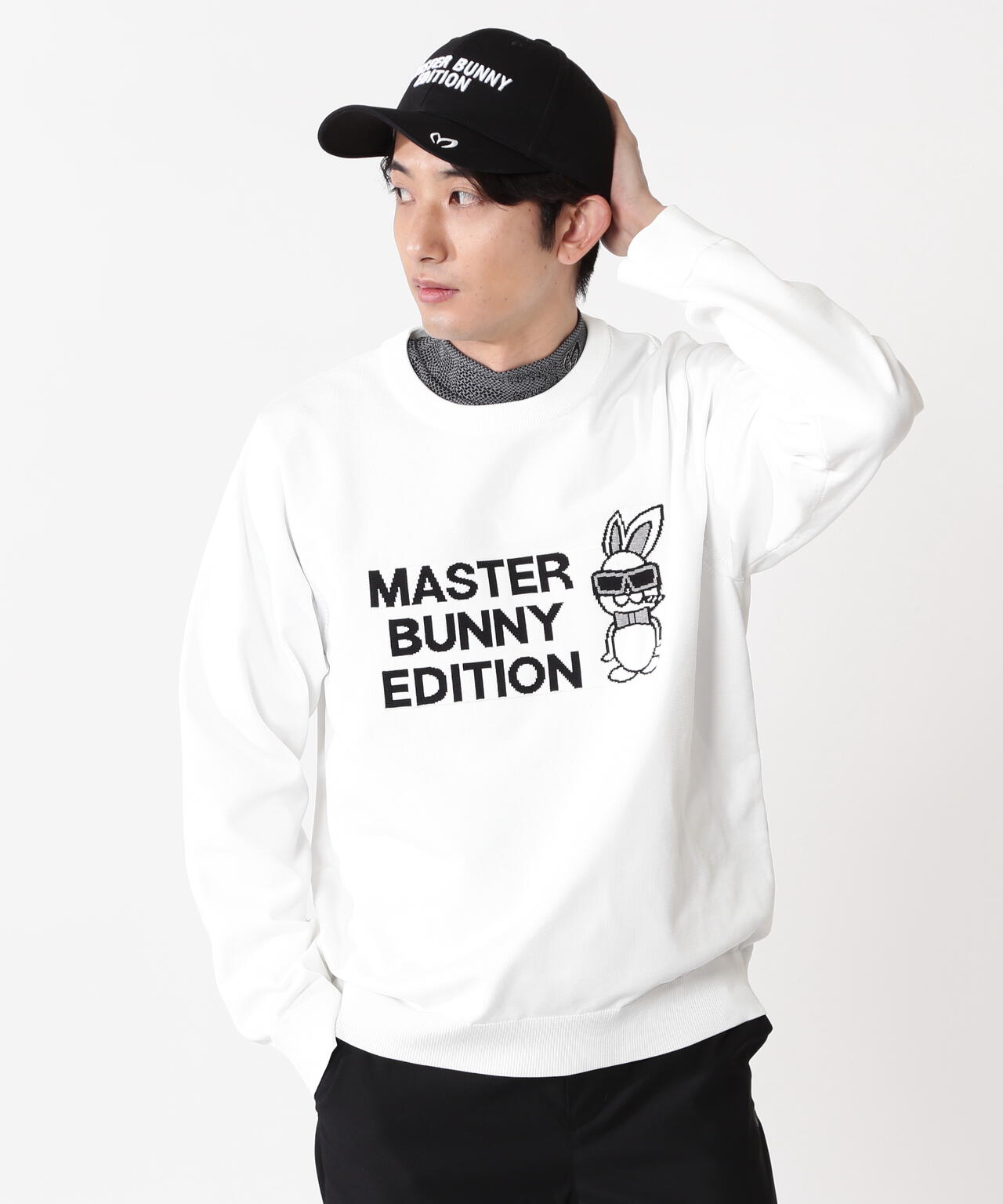 SWAGGY BUNNY】クルーネックニットプルオーバー | MASTER BUNNY