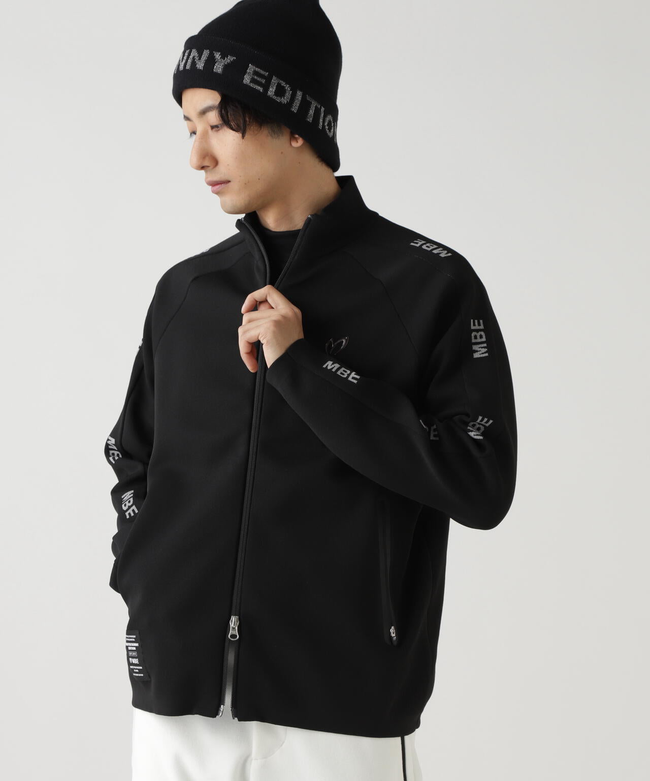 REGENTニットジップアップトラック風ジャケット