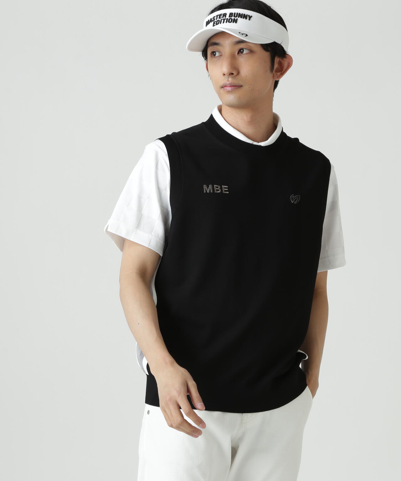 クルーネックニットベスト | MASTER BUNNY EDITION（マスターバニー