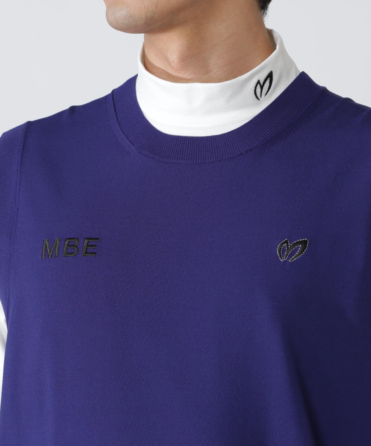 MASTER BUNNY EDITION ネイビー ニットベスト サイズ6 ニットベスト | MASTER BUNNY EDITION（マスターバニーエディション