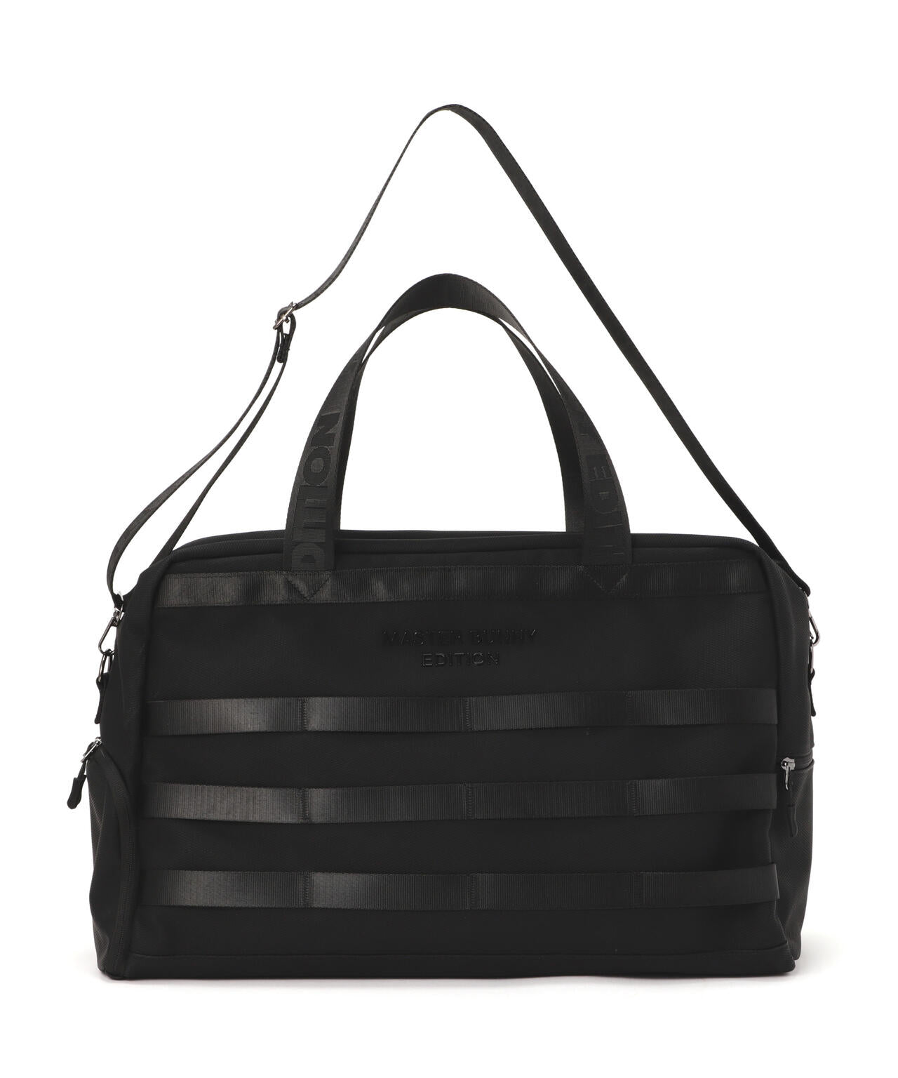 テープ使いボストンバッグ (UNISEX)